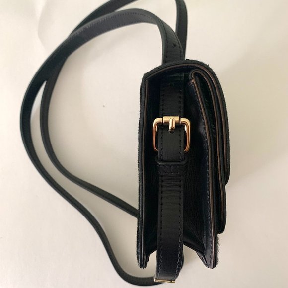 Stuart Weitzman Green Pony Hair Crossbody Bag - Picture 4 of 12